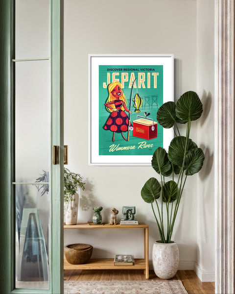 Jeparit Print Teal