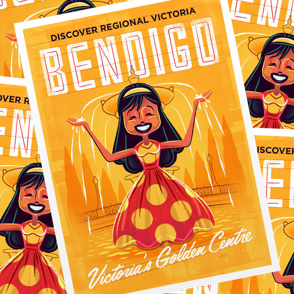 Bendigo Print Gold