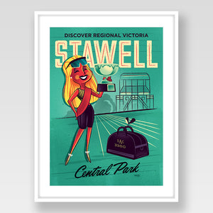 Stawell Print Teal