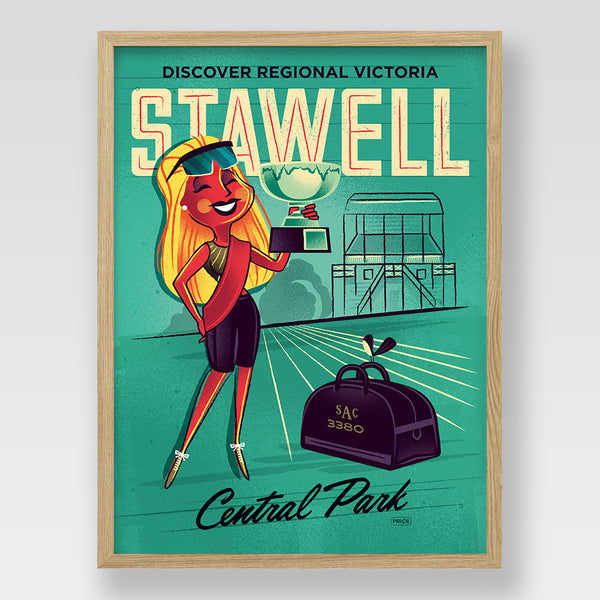 Stawell Print Teal